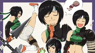 YUFFIE'S COMBOS ON FINAL FANTASY 7 INTERGRADE ARE SO BADASS AND FUN!!!🔥🔥🔥