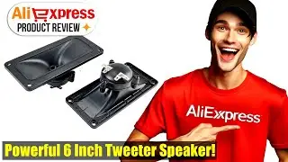 Unleash Crystal-Clear Sound with this 6 Inch Horn Piezoelectric Ceramic Tweeter Speaker! You