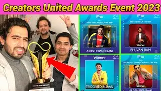 Creators United 2023 Awards Winner | Winner Of Sketch Comedy Creater Of The Year 2023 @Round2hell