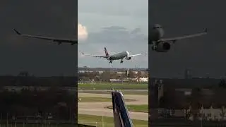Turkish Airlines landing in London #aviation #avgeeks #pilot