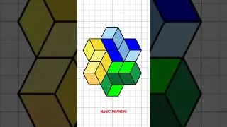 Easy Drawing Tricks on Graph. Opticalillusions Graph with Autocard. 9