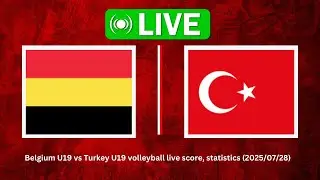 Belgium U19 vs Turkey U19 LIVE 🔴 | Volleyball Match Today | Live Score & Stats (July 28, 2025)