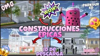 MANSIONES Y CASAS SUPER ÉPICAS 😱 || Casas para descargar || Sakura School Simulator