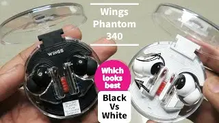 Wings phantom 340 🤔 black vs white | best colour &bull; budget bracket buds #techpoke