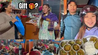 होटलमा एक्कासि आउनुभयो 25 जना पाहुना॥ सासुमम्मिलाई खतरा उपहार 💝॥ सबैको चल्यो रूवाबासी😪
