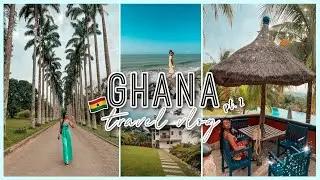 WE THINK WE WANT TO MOVE TO GHANA!| Ghana Travel Vlog PT 2| Aburi Gardens, Cape Coast, Lemon Beach