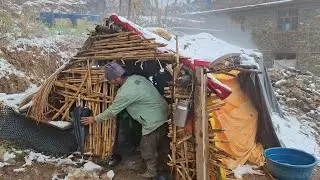 Rainy Day in The village Daily life | Most peaceful and relaxing mountain village | Hari Official |