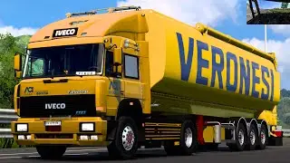 IVECO 190-48 | TRANSPORT WHEAT | CATANZARO - NAPLES | EURO TRUCK SIMULATOR 2 GAMEPLAY - PART 143