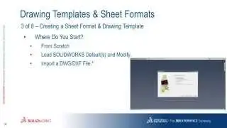 Drawings Setup of Templates and Sheet Formats