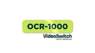 Subtitle transcoder OCR-1000 &mdash; VideoSwitch (English Version)