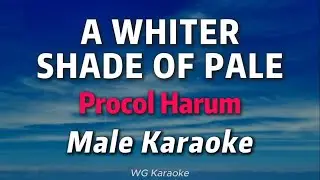 A Whiter Shade Of Pale Lower Key Male Karaoke