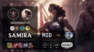 Samira Mid vs Galio - KR Grandmaster Patch 10.24