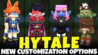 Hytale Character Creation Updates (Vampire, Orc, & Cute Mouths, New Masks, Much More!)