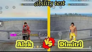 DJ ALOK VS DIMITRI CARACTER ABILITY TEST FREE FIRE...   #trending10 #newcaracter #maxim #joseph