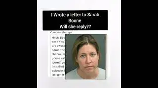 Will Sarah Boone Reply to My letter about 3rd Rail True Crime #suitcasemurder #jorgetorres #florida