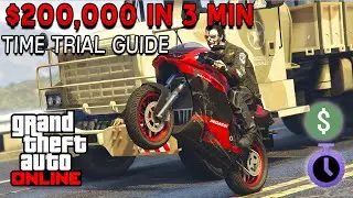 $200,000 in 3 minutes! | GTA Online This Week's Time Trials Guide (Fort Zancudo & Cemetery)