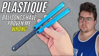 I Was SO WRONG About PLASTIC Balisong Trainers! FlippingFlys DragonFly Review!