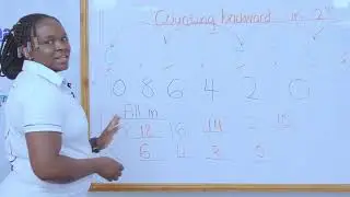 How to count number 1 to 20 in 2's backwards using number tracks | CBC Grade 1 Math Lesson