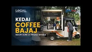 Jualan Kopi Pakai Bajaj  Trigha Wheels Bawa Konsep Ngopi Outdoor di Belitung!