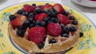 Delicious Homemade Waffles From Scratch! (Vegan-Friendly)