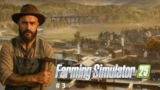 Dad Gaming | LS25 Vom Erntehelfer zum Burgbesitzer # 3 - Dreschen erledigt. Weiter mit Grubbern.