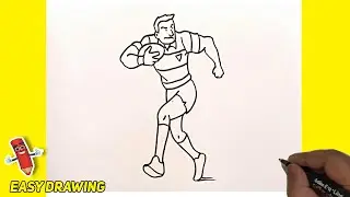 How To Draw A Rugby Player Easy #trending #viral | Easy Drawings | Magic Drawings #rugby #games