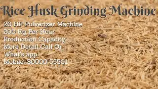 Rice Husk Powder Making Pulverizer Machine, Wheat Husk Powder Making Machine, Cotton seed