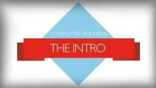 Cover Letter: Intro