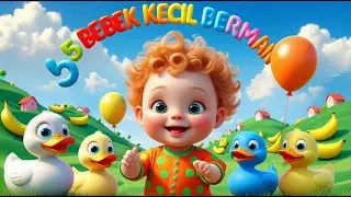 5 BEBEK KECIL BERMAIN - KUMPULAN LAGU ANAK DAN BALITA TERPOPULER | Lopelope