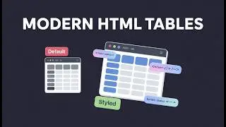 Modern HTML Table Styling with CSS