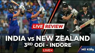 IND vs NZ 3rd ODI LIVE: India Clean Sweep in Indore? | Match Review & Analysis #jiohotstar