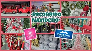 Recorrido Navide&ntilde;o VIDRIO Y BASES MONTERREY & CAVAFI La Mejor Decoraci&oacute;n para Navidad 🎄🎅🏽✨