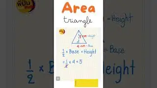 Area of Triangle #maths #triangle