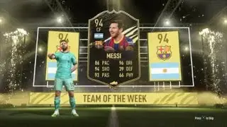Packed TOTW 94 rated Messi!! FUT 21