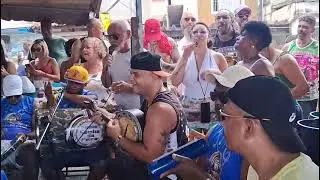 Valeime ( Batista Cegonheiro/ Felipe Batista) no projeto samba da feira em Diadema.