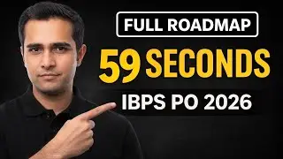 IBPS PO 2026 Strategy in just 59 seconds 