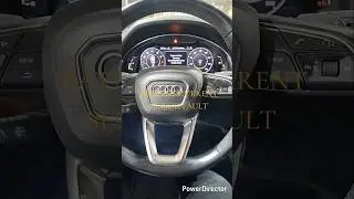 2017 AUDI Q7 3.0T QUATTRO  CHANGEN SISTEMA LOW VOLTAGE CURRENT SENSOR FAULT NEEDS