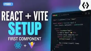 React Setup with Vite + Your First Component | Learn React #1