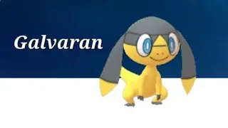 Galvaran de Kalos &eacute;volution Iguolta Pok&eacute;mon Go #Iguolta #Galvaran #PokemonKalos