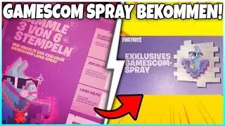 ⭐ BATTLE PASS auf der GAMESCOM! ⚡ So bekommst du den seltenen SPRAY! - Fortnite