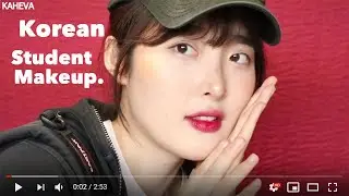 Eng) Korean student makeup for beginners
