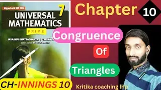 Chapter Innings 10  Class 7 Maths Solutions Universal Mathematics chapter 10 