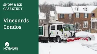 Commercial Snow Removal Case Study - Vineyards Condos