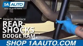 How to Replace Rear Shocks 02-10 Dodge Ram 1500