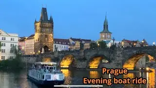 Prague, Evening Boat ride