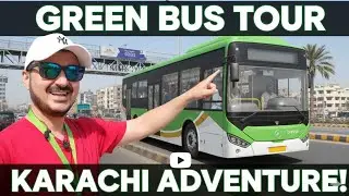 The BEST Way to Travel in Karachi? 🚌 Green Line Bus Full Review & Guide