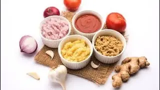 Ginger garlic onion paste recipe#अदरक​ लहसुन प्याज का पेस्ट