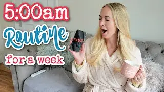 I WOKE UP AT 5AM FOR A WEEK | 5AM MORNING ROUTINE | Emily Norris
