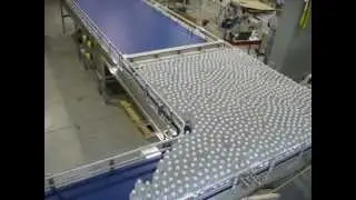 Mass Flow Bottle Conveyor and Bottle Table