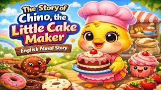 The Story of Chino, the Little Cake Maker 🧁| Kids Moral Story | @HubofkidsPs #english #englishstory